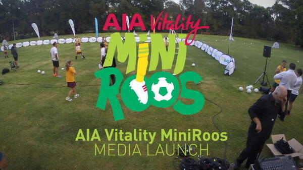 AIA Vitality kick-off MiniRoos program