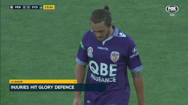 Injuries hit Glory's defence