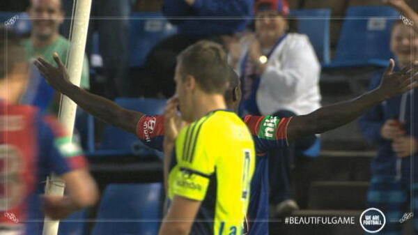 Heskey's double downs Victory