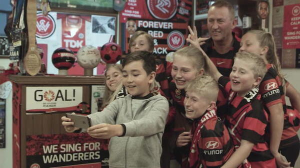Meeting passionate Wanderers fans