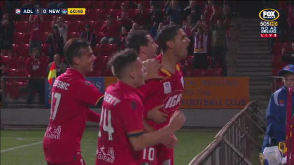 Carrusca converts from the spot