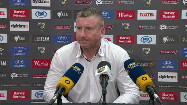 Newcastle Jets Rd26 press conference
