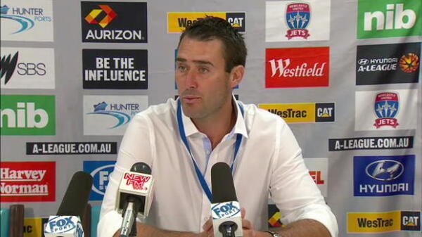 Newcastle Jets press conference