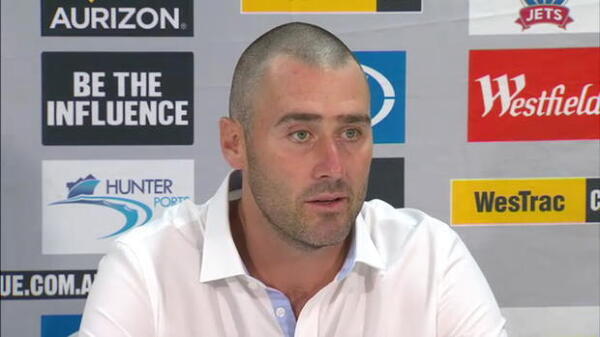 Newcastle Jets press conference