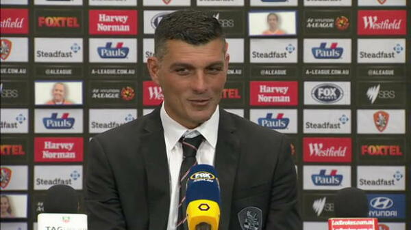 Brisbane Roar Rd25 press conference