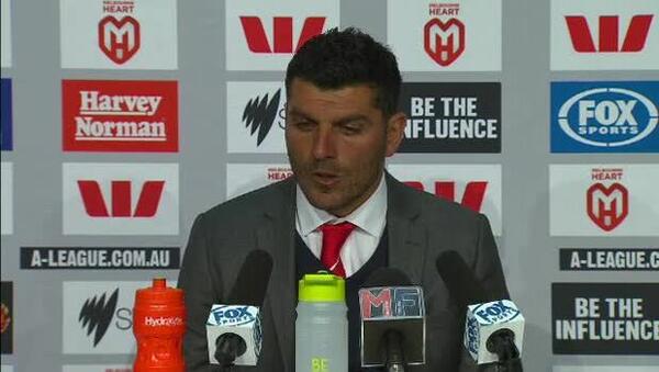 Aloisi speaks after Sydney defeat