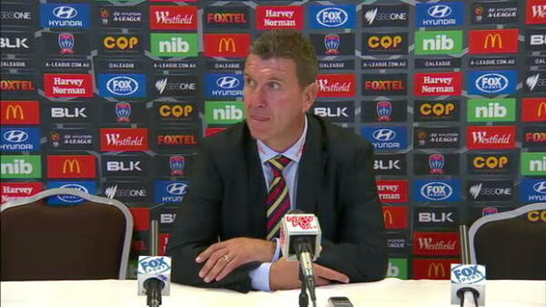 Newcastle Jets press conference