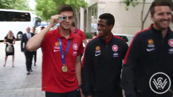 Wanderers' civic reception