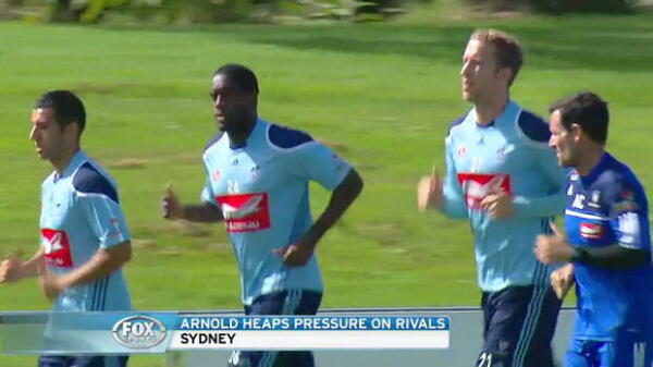 Arnold heaps pressure on rivals