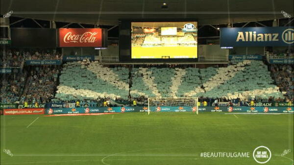Sky Blue tifo at derby win
