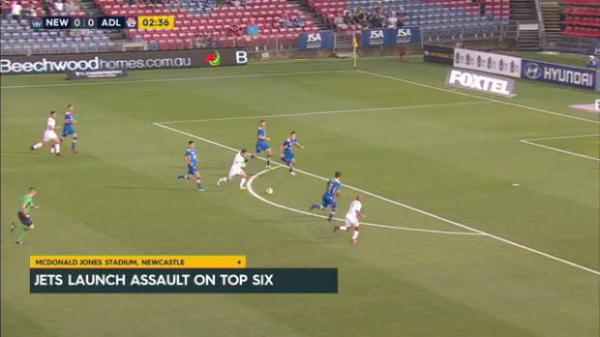 Jets strike late to down Reds