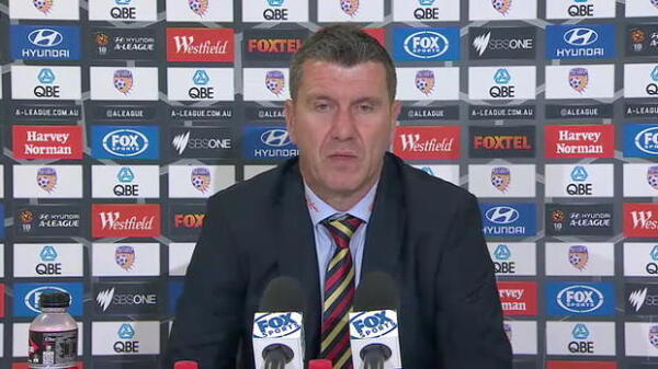 Newcastle Jets press conference