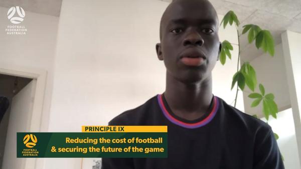 Principle IX - Reducing the cost of football