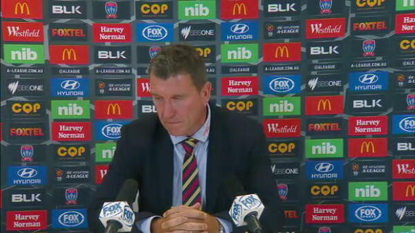 Newcastle Jets press conference