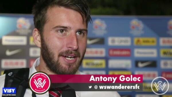Wanderers players 'on that goal'