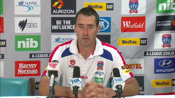 Newcastle Jets press conference