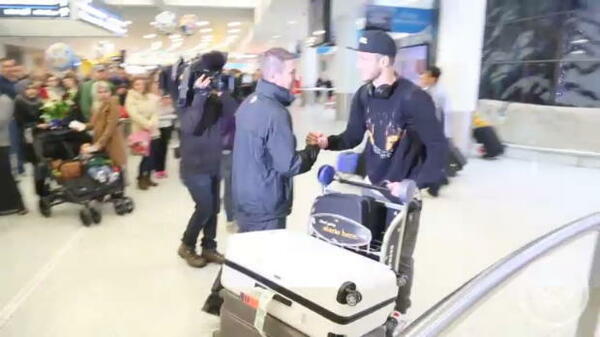 Rukavytsya touches down
