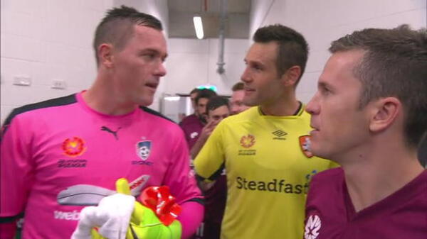 Sydney FC keeper's heartfelt moment 