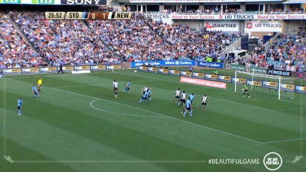 Del Piero's first A-League goal