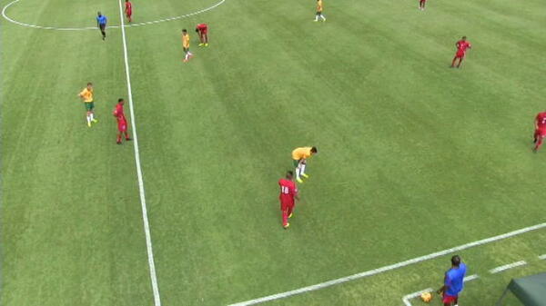 Young Socceroos thrash Bermuda
