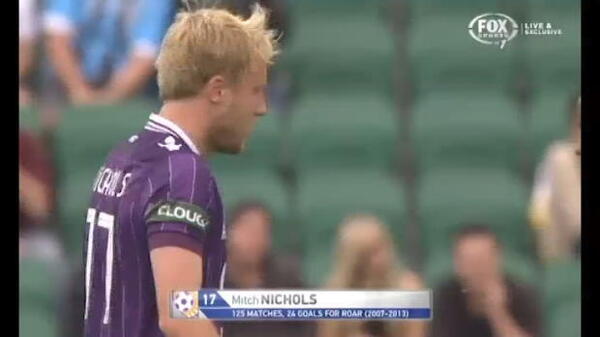 Glory v Roar first half highlights