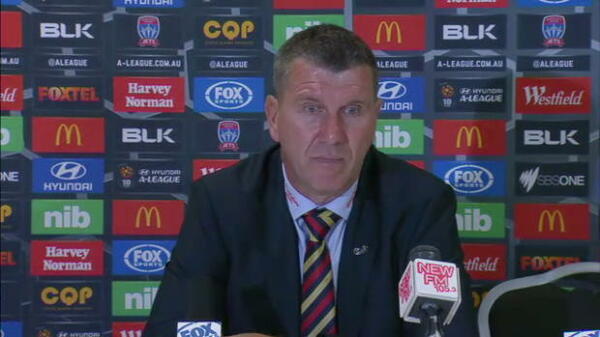 Newcastle Jets press conference