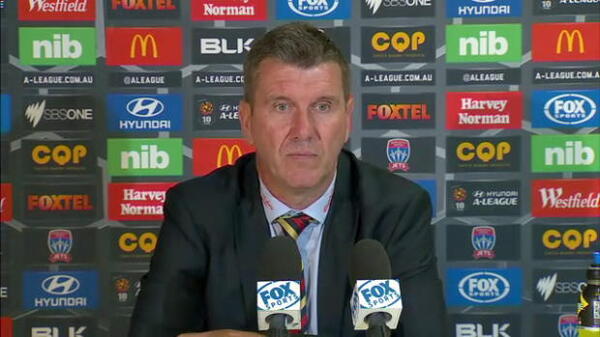 Newcastle Jets press conference
