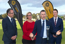 Shadow Minister for Trade and Investment Jason Clare announces Labor’s $20 million election commitment