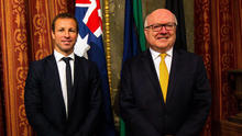 Lucas Neill & George Brandis