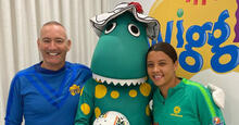 The Wiggles to entertain bumper football crowd at Stadium Australia