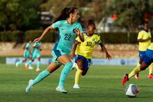 Peta Trimis Young Matildas Solomon Islands Viking Park Canberra PacificAus Four Nations Tournament